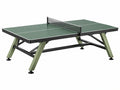 Tavolo da ping pong 274 x 152 x 76 cm in metallo verde - rete centrale per uso interno